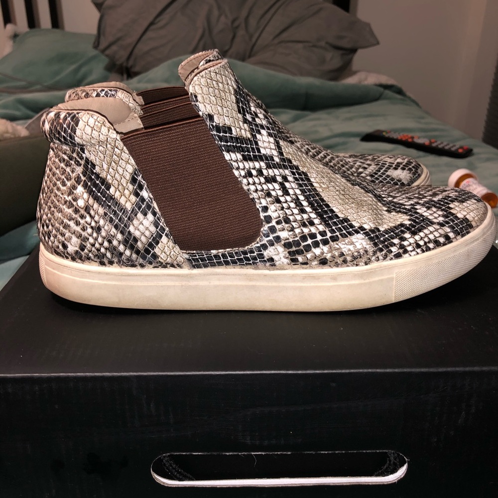 Snake Skin Slide on Shoes